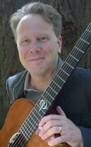 Brian Gore with guitar